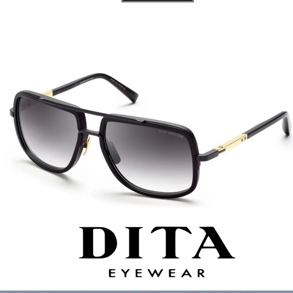 DITA DRX-2030-G-BLK-18K-59-Z MACH ONE UNISEX SUNGLASSES